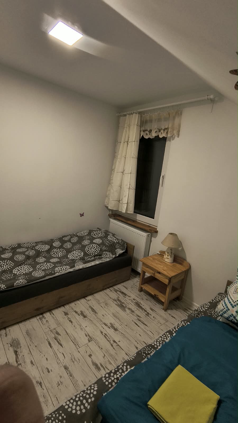Druga sypialnia w apartamencie Leśne Chwile
